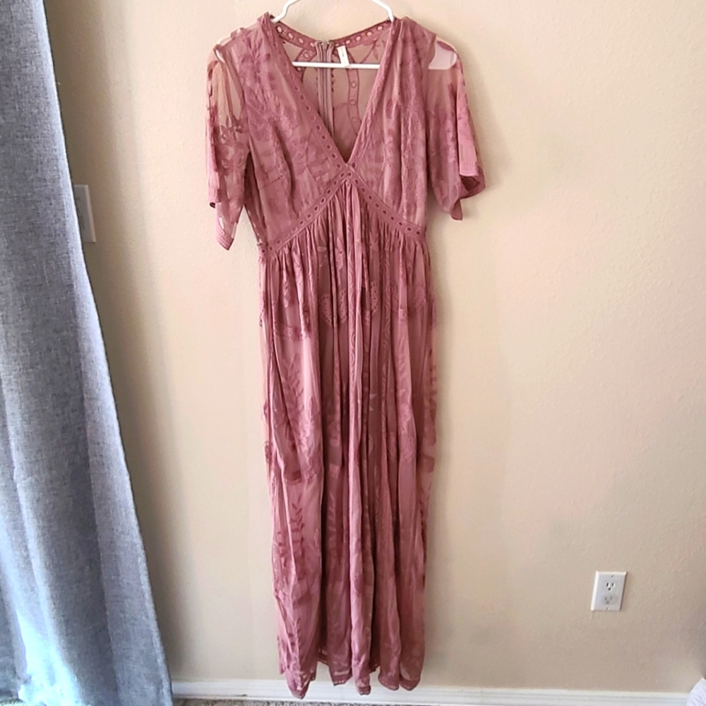Pink Blush Maxi Dress